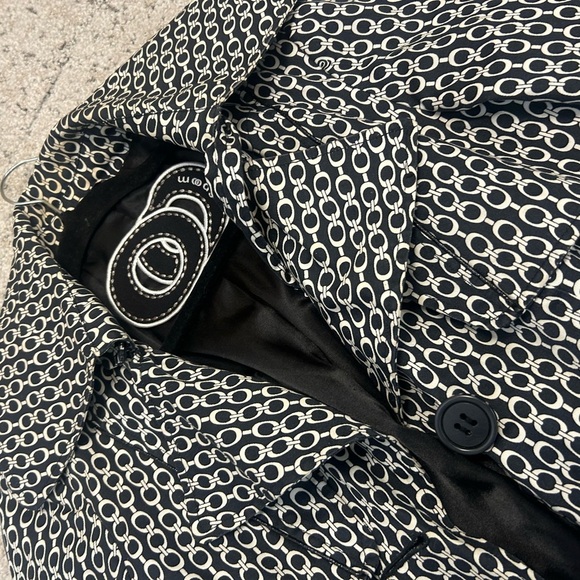 Spoom M-L (38) trench with great pattern in excellent condition so funky! EUC - Picture 12 of 16